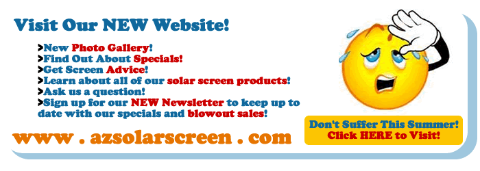 Ron's Home Repair and Screen Company -Visit Our NEW Website! www.azsolarscreen.com